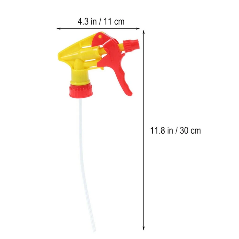 RapDuty-Bouteille de pulvérisation à déclencheur de degré chimique, tête de buse, pulvérisateur, 6 pièces