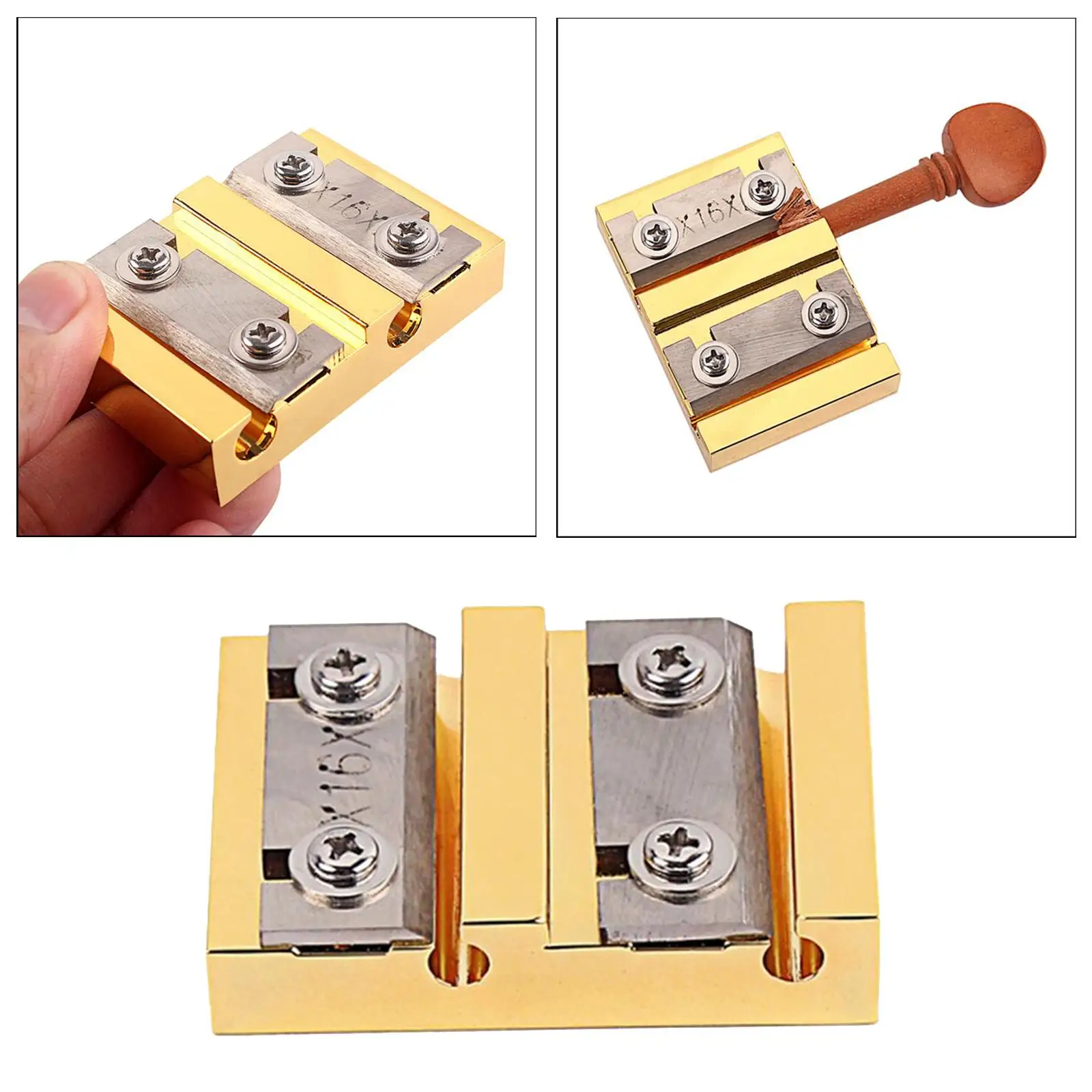 Violin Pegs Tools 4/4 3/4 Size Pegs Luthier Tool Durable Violin Accessories Making 4 Holes Violin making tool for Violin Maker