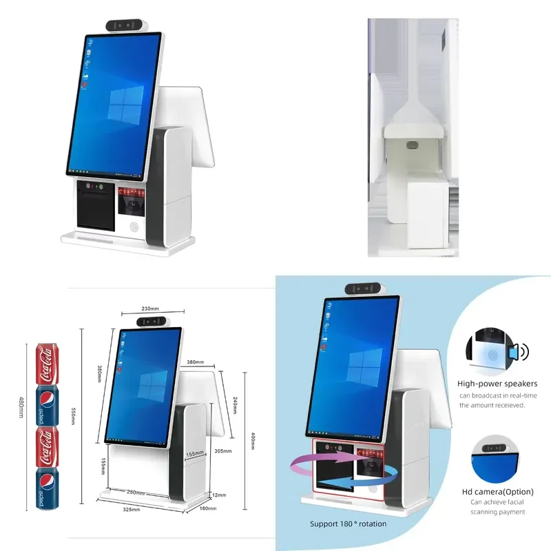 for Retail Supermarket Restaurant Self Checkout Kiosk Shopping Mall Payment Terminal Credit Card Payment Machine