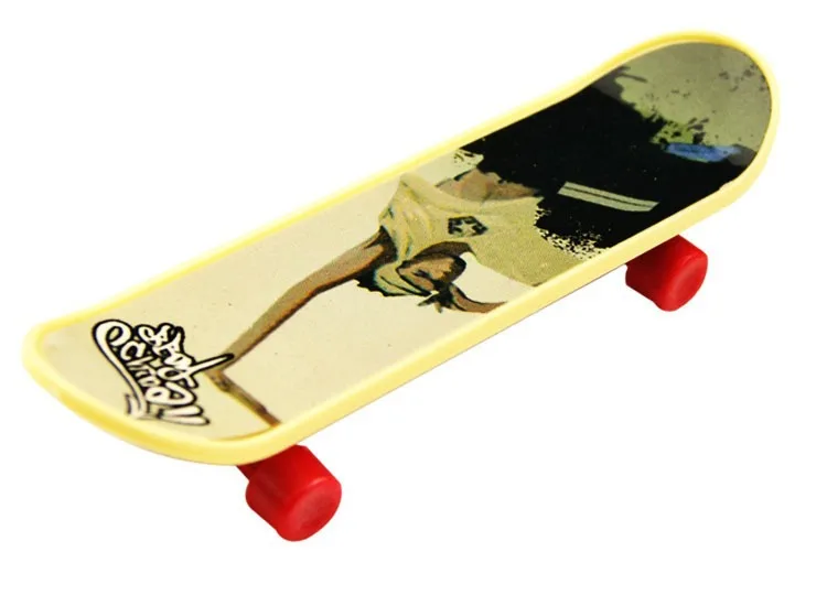 10 szt./worek Finger Skateboardy Kreatywne Mini Biurkowe Deskorolki Antystresowe Finger Boardy Truck Finger Skateboard Zabawka Prezent dla Dzieci