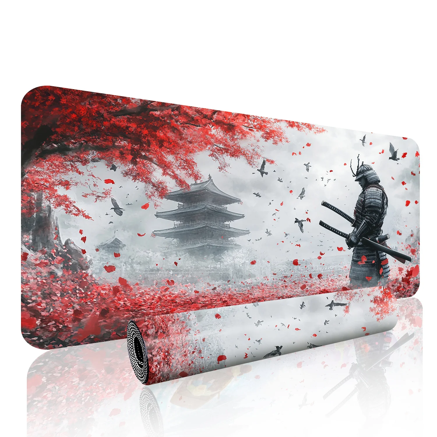 Japanese Samurai Mouse Pad Large Gaming Accessories Mousepad Gamer Desk Mat Office Mats Keyboard Xxl Mause Carpet 900x400mm