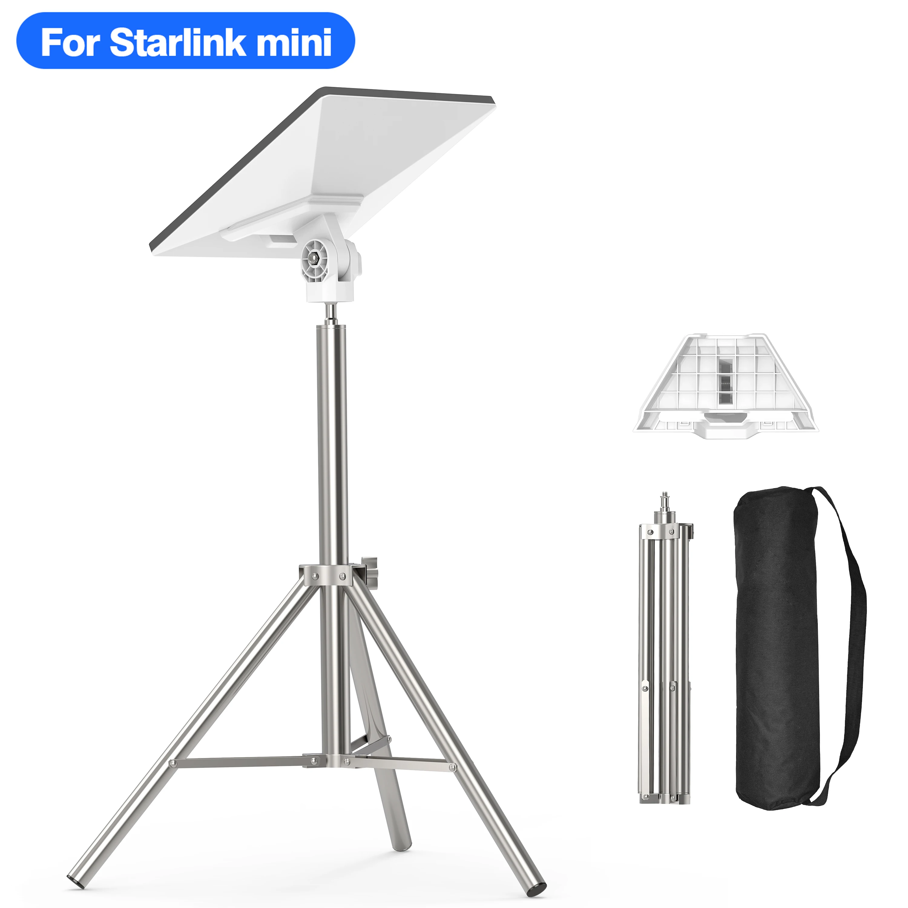 Starlink Mini Tripod Mount with Adapter,Starlink Mini Mount Adapter with Sturdy& Stability for Outdoor Camping, RV