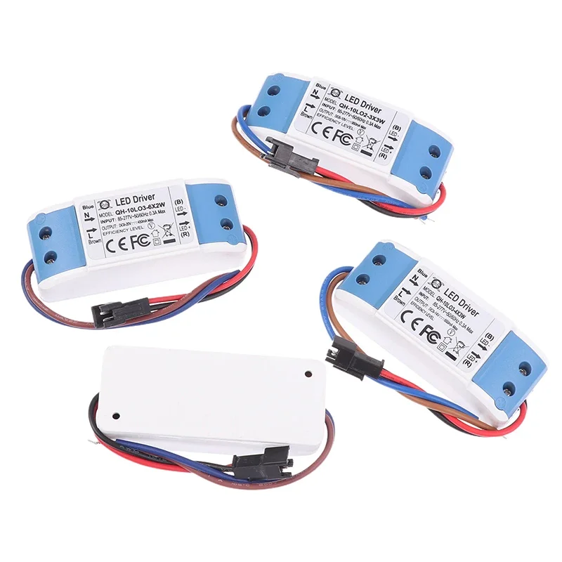 1Pcs Plastic Led Light Driver Adapter 1W 2W 3W Constant Current High Power Supply Lamp Transformer 7.2*3cm