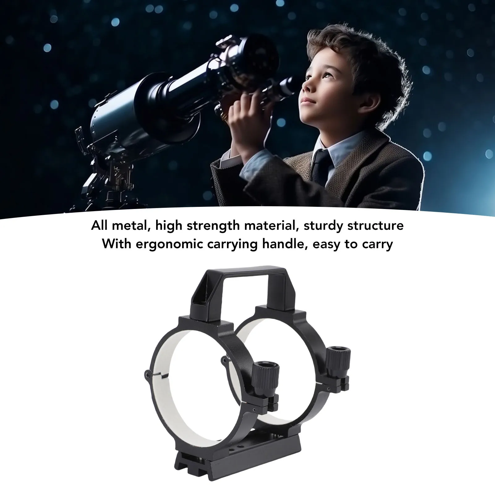 

Трубка телескопа, оптическая трубка телескопа из алюминиевого сплава, резьбовое отверстие 1/4 дюйма с набивными полосками для экваториального крепления