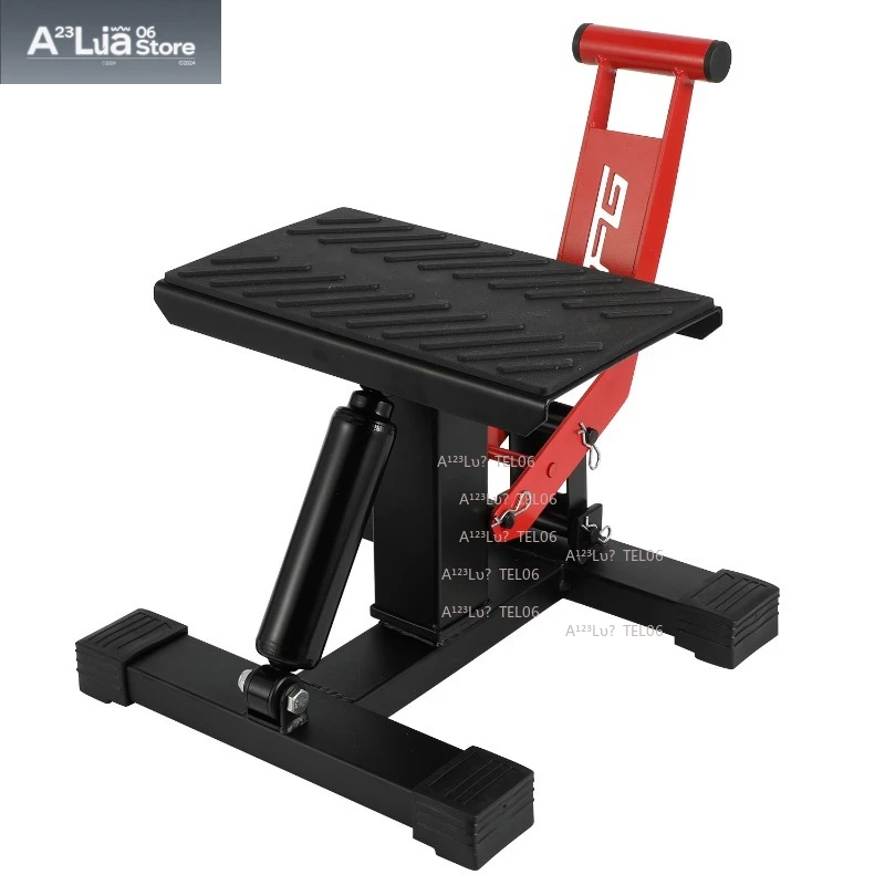 Off-Road Motorcycle Lift Stand Repair Bench Hydraulic Service Support Heavy Duty