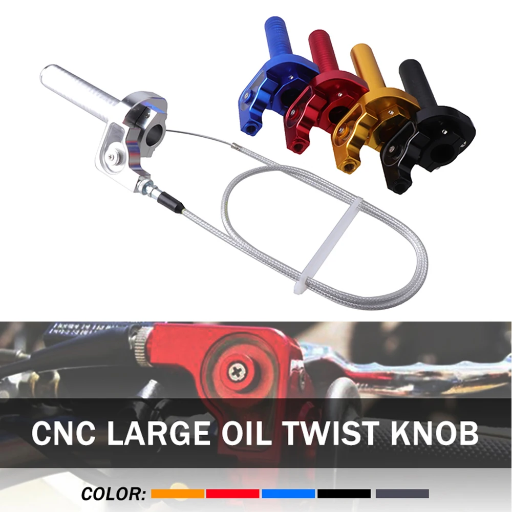 

7/8" 22mm throttle grip fast action gas throttle throttle for 50cc 125cc 150cc motorcycle scooter bicycle accessories