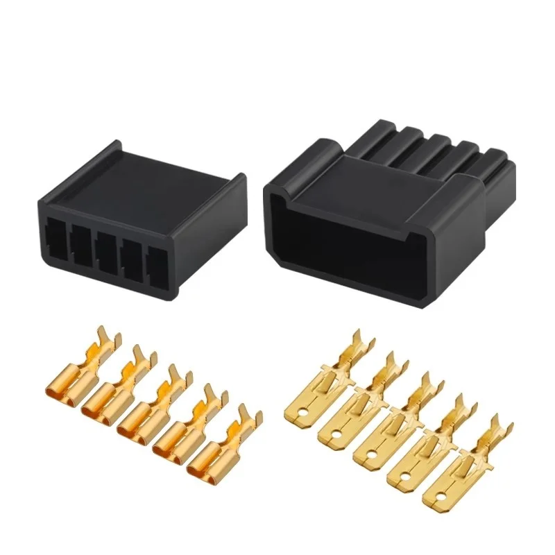 

1-20 Sets Female Male 5 Pin Glass Lifting Switch Electric Door And Window Lifting Rocker Switch Plug DJ7051-6.3-11/21