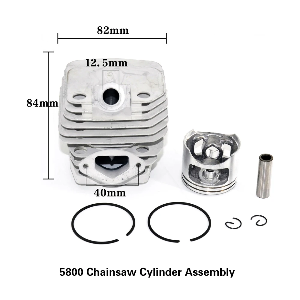 ChainSaw 52cc 5800 Cylinder Assembly Replacement Garden Tools Spare Parts