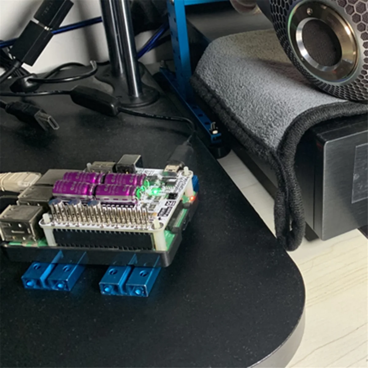 For Raspberry Pi Hifi Power Filter Farah Capacitor Moode Volumio Multi-Function Portable Convenient Filter Board