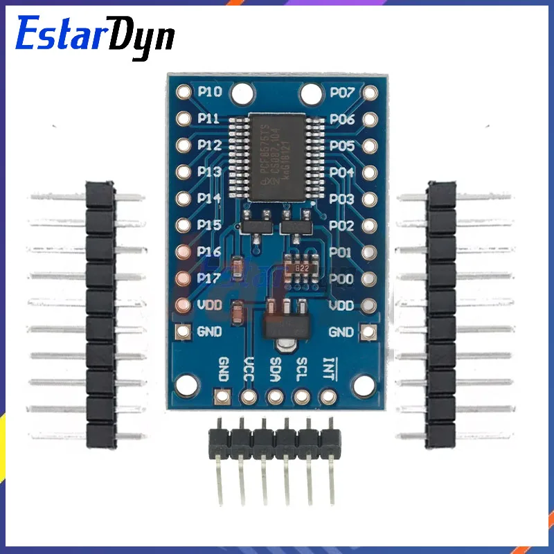 Estardyn Module Expansion IO port Expander board DC 2.5-5.5V I2C communication control 16 IO ports For Arduino