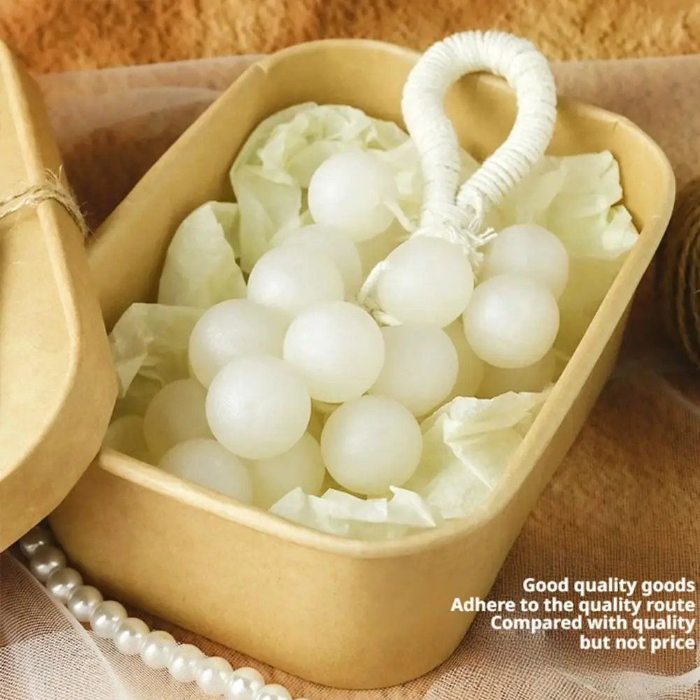 العنب اليدوية الصابون اليدوية DIY كريستال العنب الصابون قلادة الإبداعية اليدوية المكونات الطبيعية للمنزل العطر صديق هدية