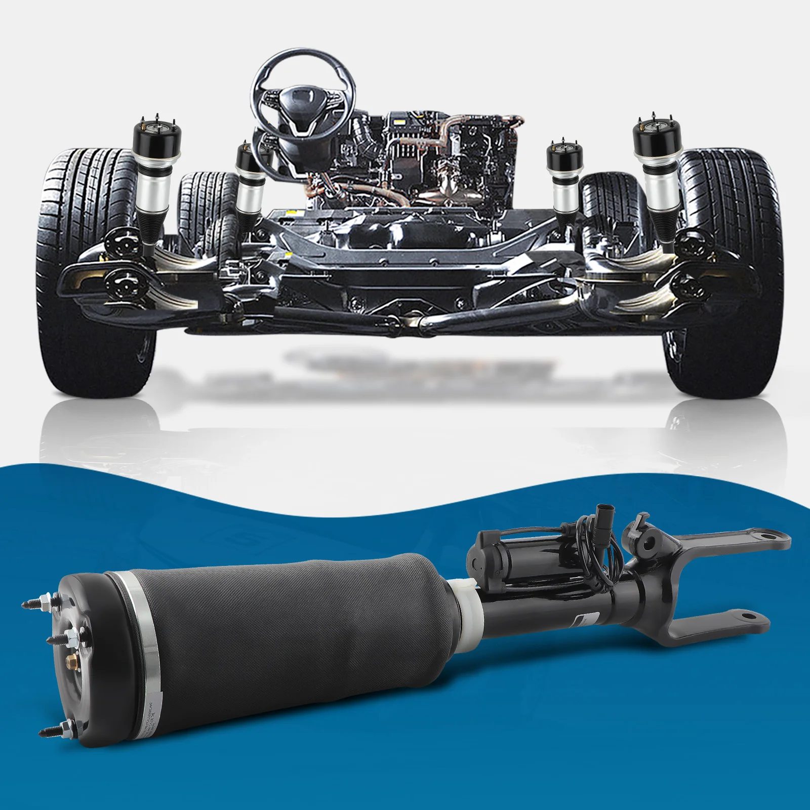 

Front Suspension Electronic Air Strut Fit Mercedes R320 R350 W251 2513203113 251320311388 2513205613