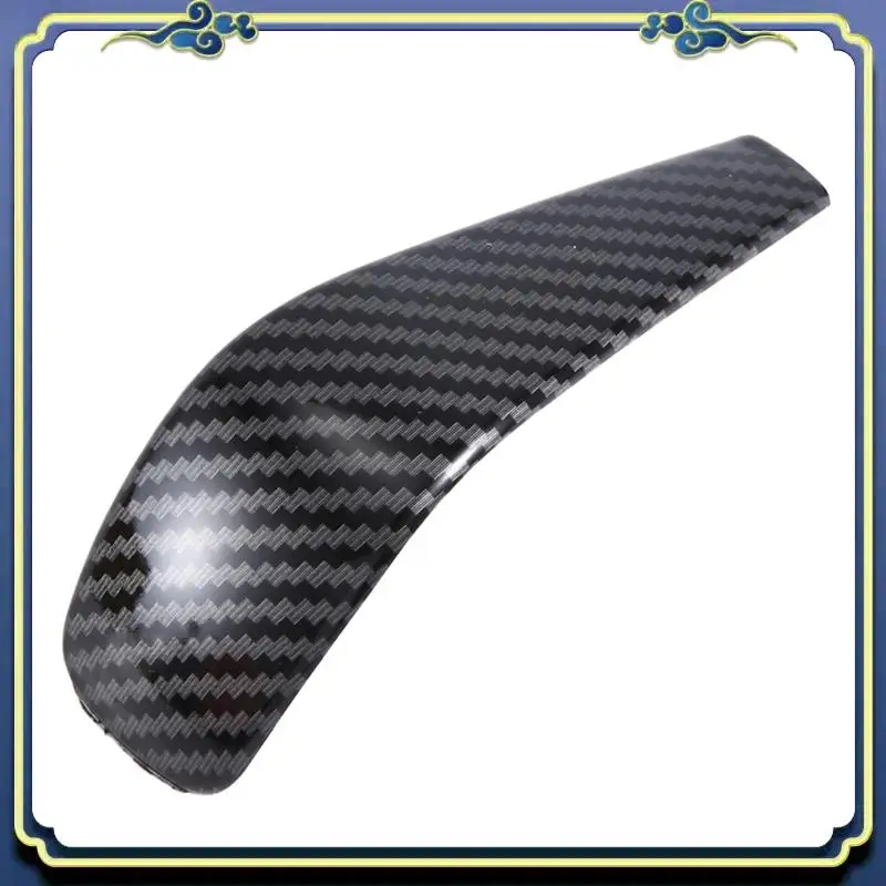 AU16-For Bmw E90 E92 E93 E87 3 Series 2005-2012 Carbon Fiber Color Abs Gear Shift Knob Head Cover Trim Car Accessories