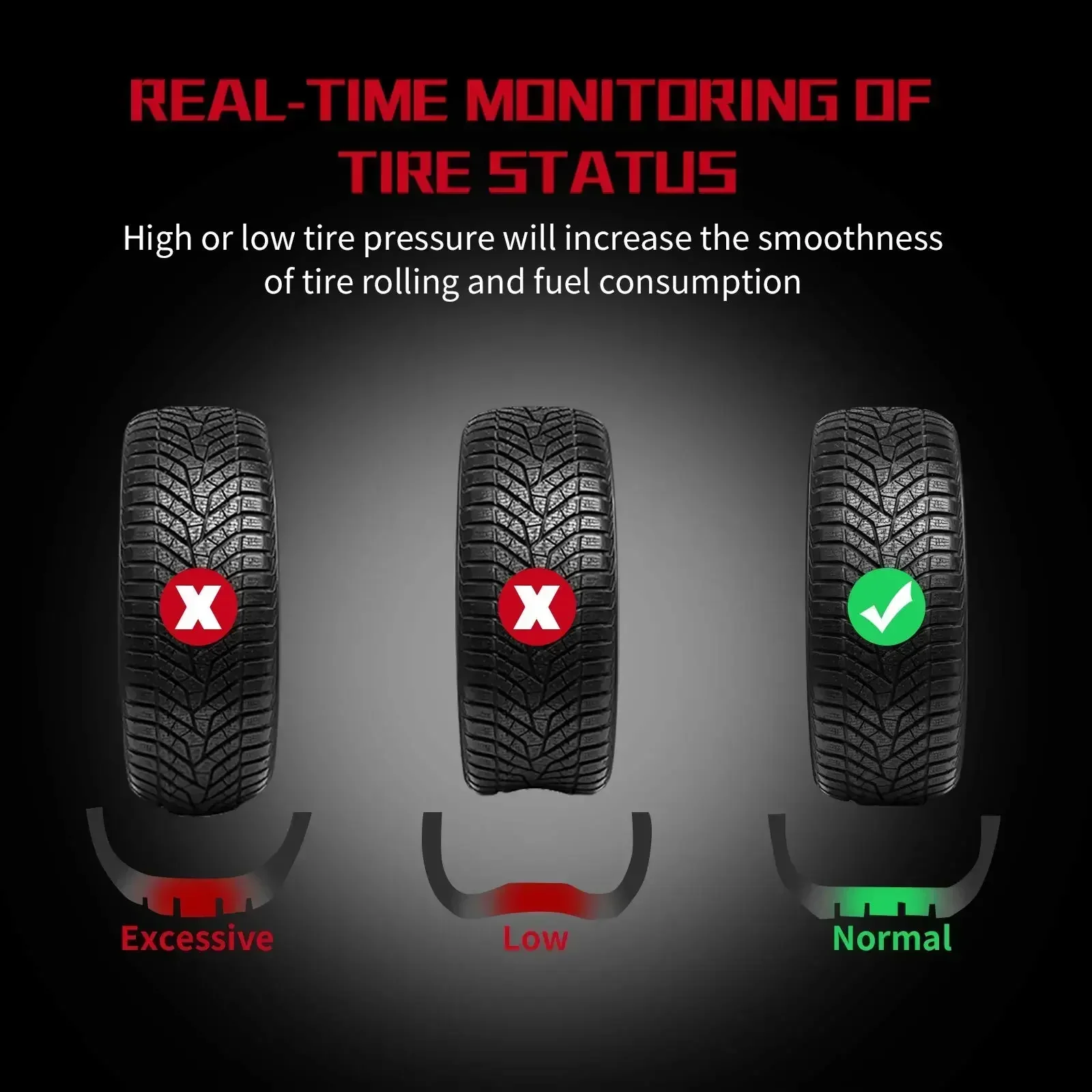 8 مجموعات من مستشعر ضغط الإطارات 4 قطع لسيارة جيب جراند شيروكي ليبرتي كومباس باتريوت، شاحن عيار المنتقم #3
