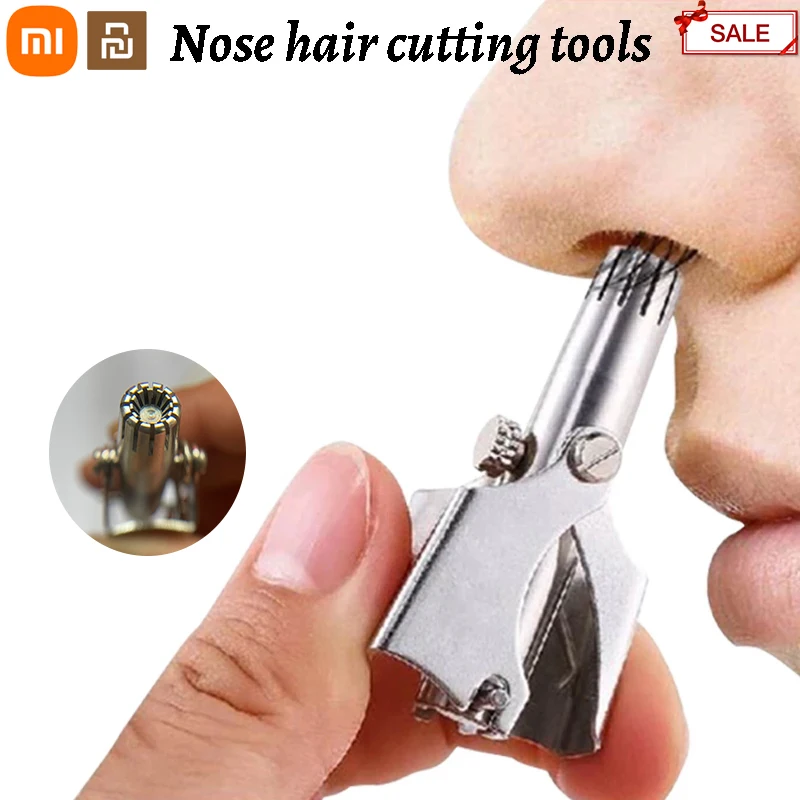 Xiaomi Youpin Manual Nose Hair Ear Trimmer for Home Men Stainless Steel Nose Razor Shaver Portable Washable Hair Remover Shavers