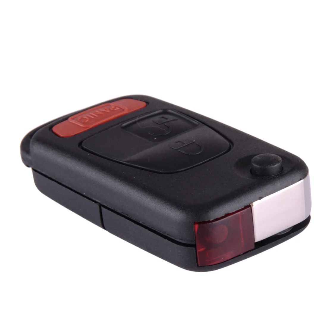 2Pcs 3 Button Keyless Remote Fob Flip Shell Fit for Chrysler Crossfire 2004-2008 Mercedes Benz SLK230/SLK320/SLK32 AMG 1998-2004