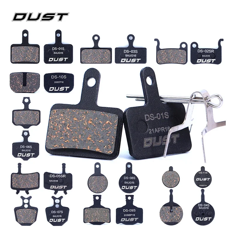 

1 Pair Dust Mountain Road Bicycle Semi-Metallic Bike Disc Brake Pads Lining for Shimano Deore XT SLX Saint Hone Sram Avid BB5/7