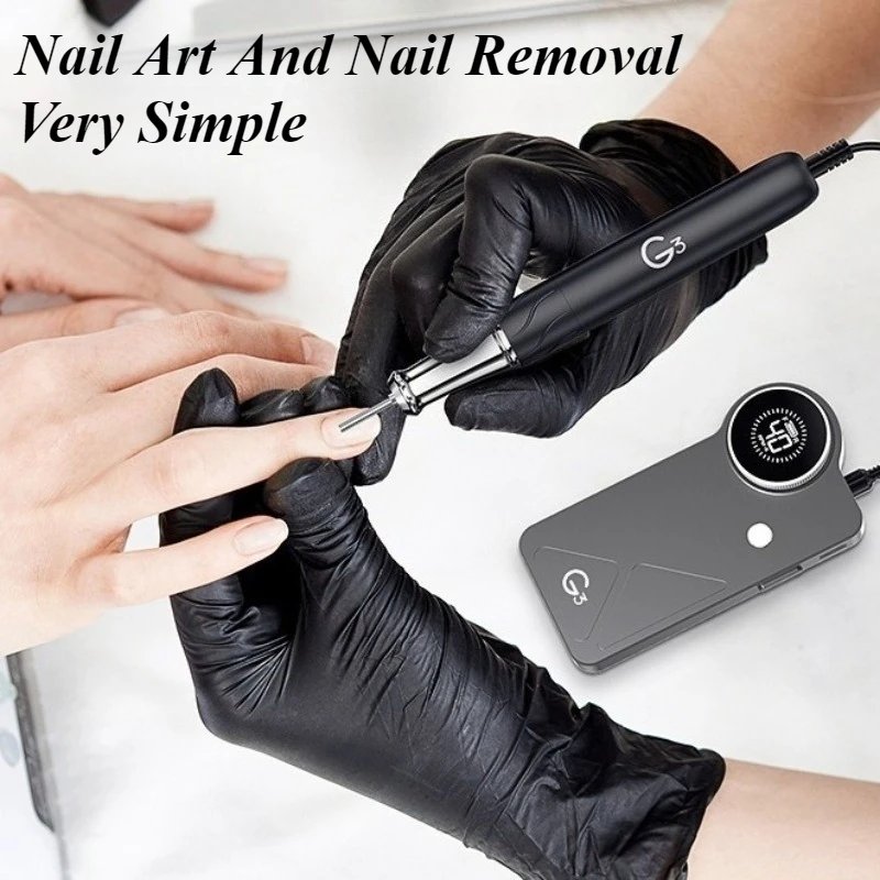 Portable Manicure Cutter Machine Art Shocker Electric Nail File Woman Professional Nails Equipment Permanent Manicure Machines