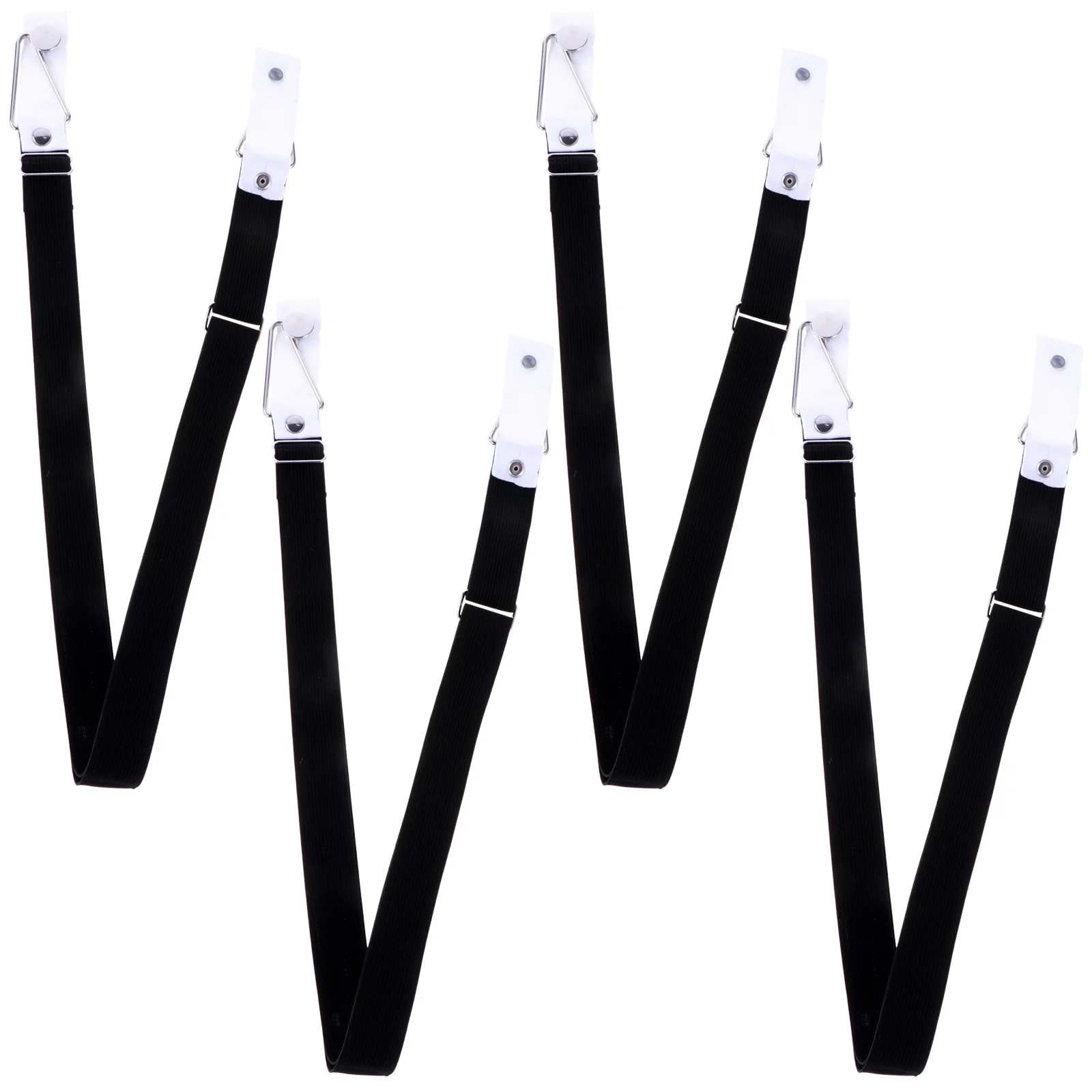 

4Pcs Quilt Fastener Clips Adjustable Bed Sheet Holders Snap Lock Type No Hurting to Fabric Strong Grip for Fitted Sheets