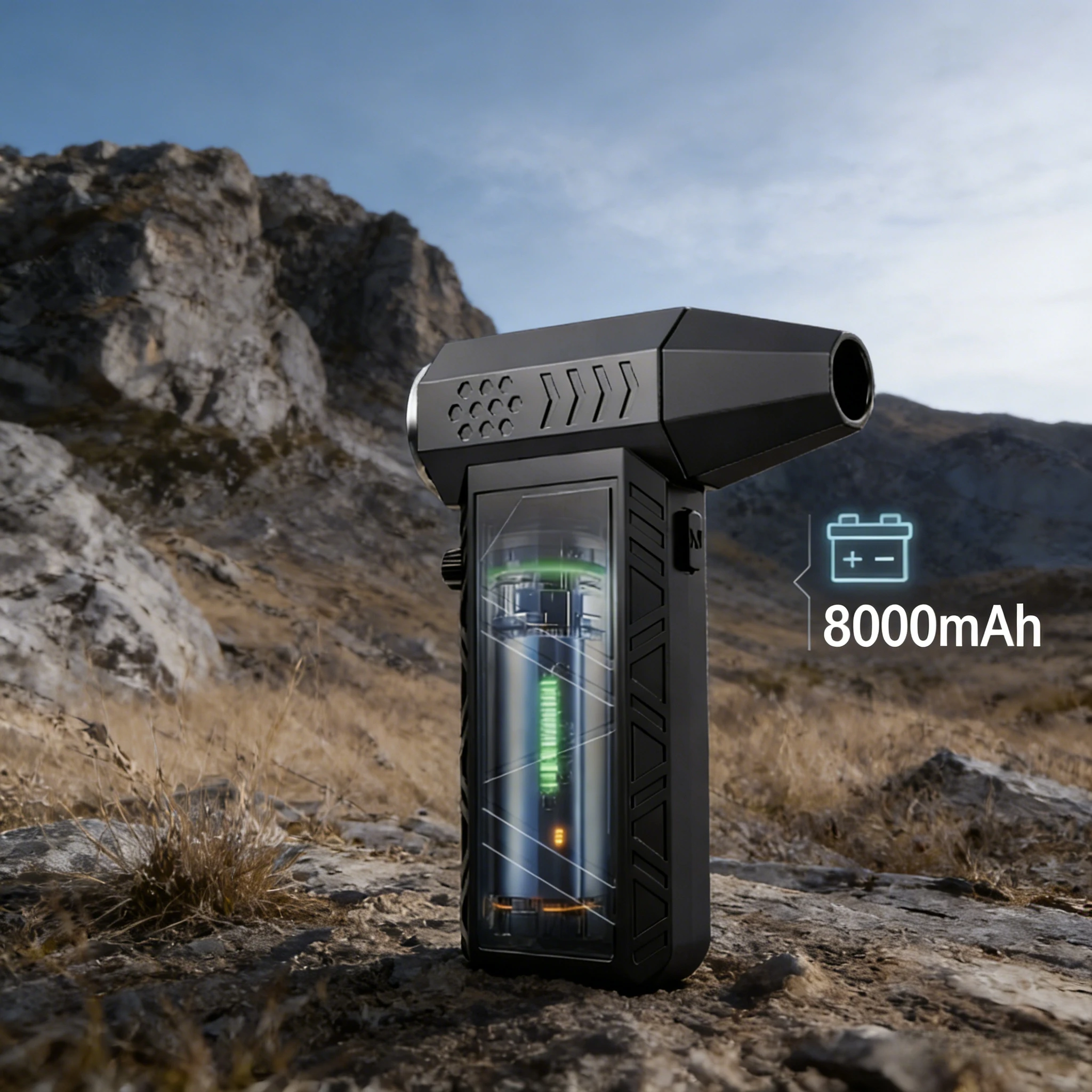 

Бесщеточный пылесос-воздуходувка X9 TurboClean 400000 об/мин | Мощный ветер со скоростью 53 м/с, быстрая зарядка Type-C