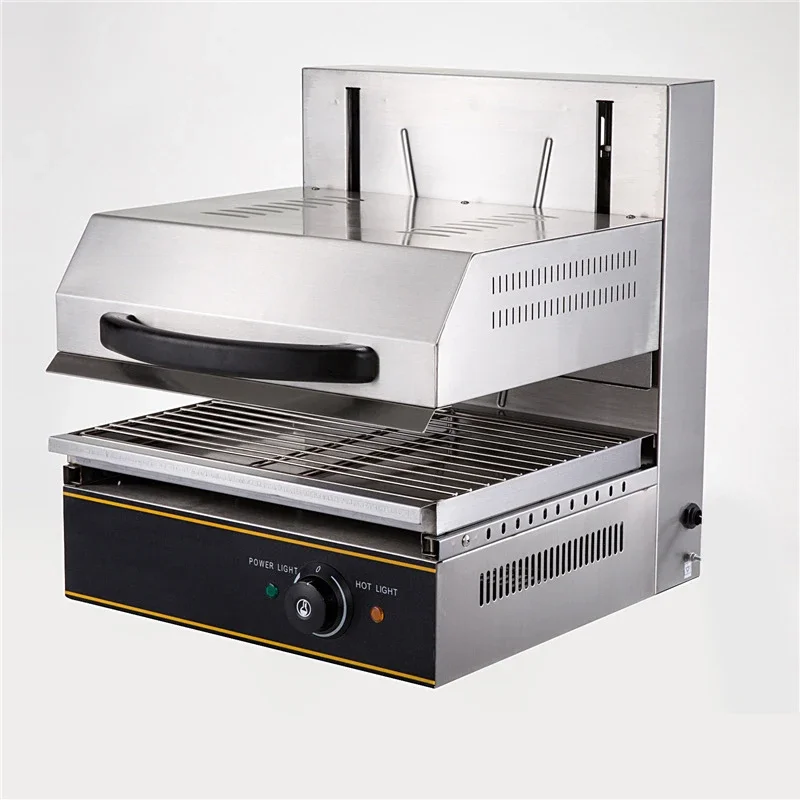 450 hebe Elektrische Grill 2,8 KW Unter Feuer Grill Backofen Grill Western-stil nudel ofen Dicke edelstahl