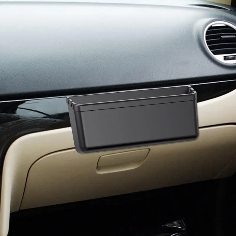 Car Phone Storage Box Car Center Console Storage Box Auto Door Side Phone Organizer Adhesive Box For Instrument Panel Home Use