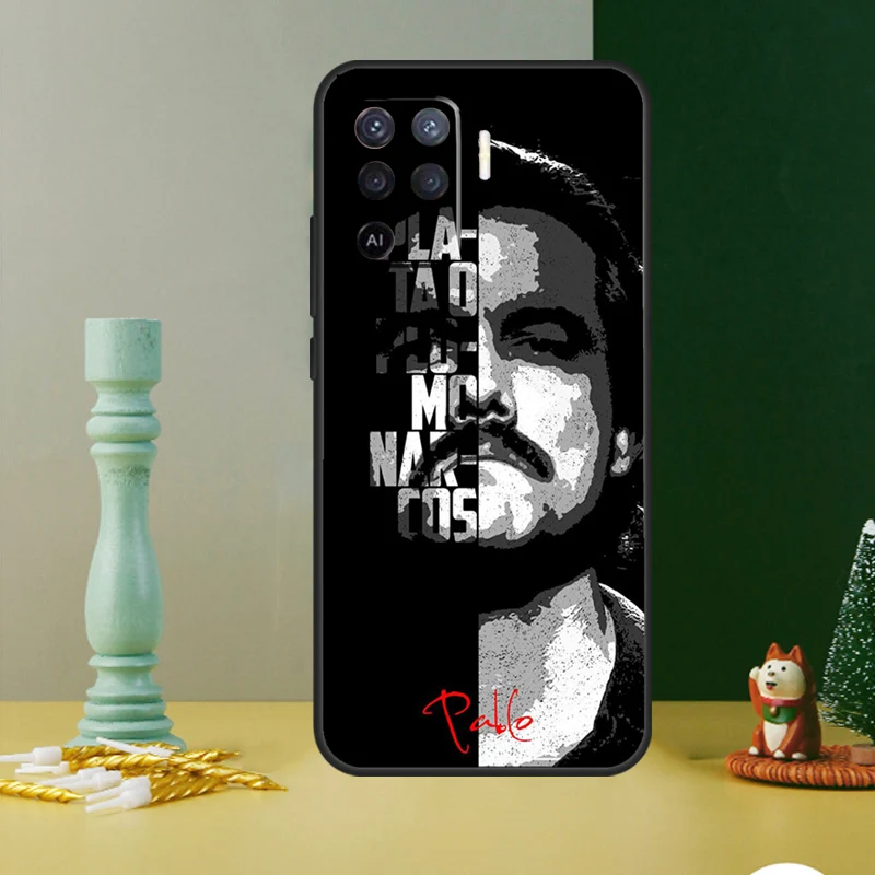 Narcos TV Series Pablo Escobar Phone Case For OPPO A54 A94 A74 A15 A3S A5S A52 A72 A83 A91 A93 A5 A9 A31 A53S 2020 Coque