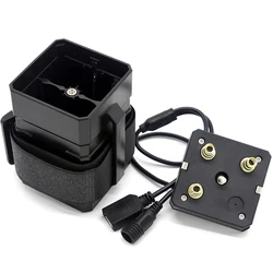 12V / 16V 18650 Charger Battery Box Power Center with USB and DC Ports for Rechargeable Lithium Batteries 26650 18650