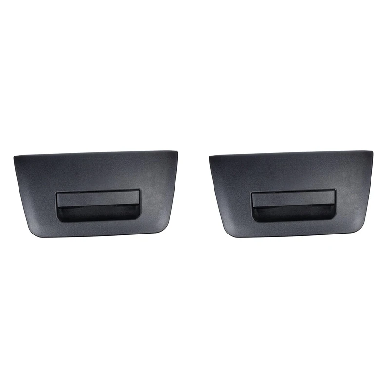 2X 90606-EB705 Tailgate Door Handle Cover Without Key Hole For 05-15 Nissan Navara D40