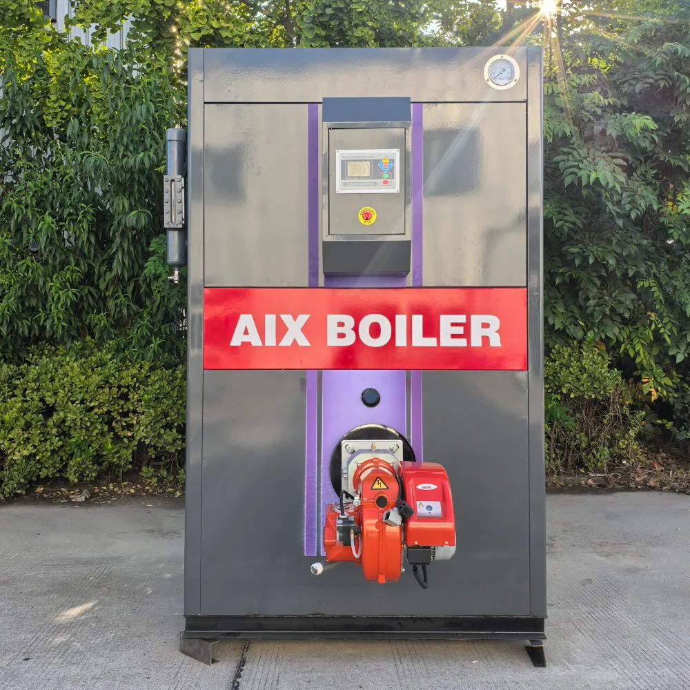 AIXBOILER Vertical Oil Gas Steam Boiler 0.5 Ton Small Footprint Compact Industrial Boiler