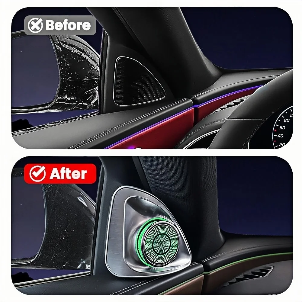 RSNAVI Factory settings For Benz W213 W205 X253 W222 W206 W214 X254 W167 W238 C/E/S/CLA-Class 2016-2023 4DRotary Tweeter Speaker