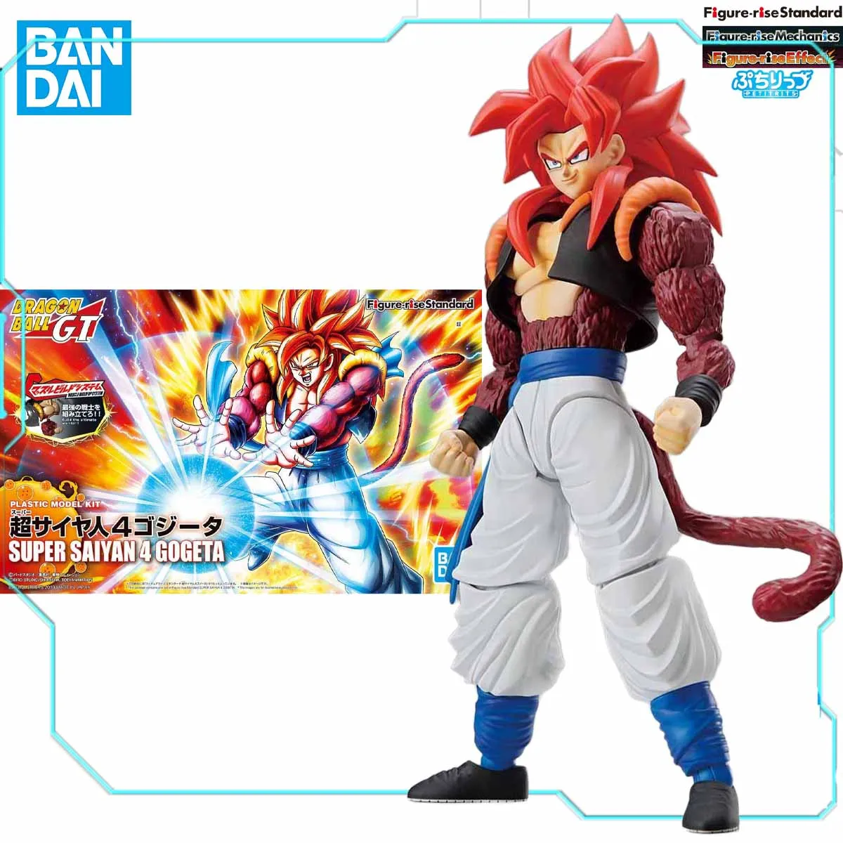 In Stock Bandai Dragon Ball Figure Rise Standard Super Saiyan 4 Wugita Action Assembly Model Figure Toy Collection