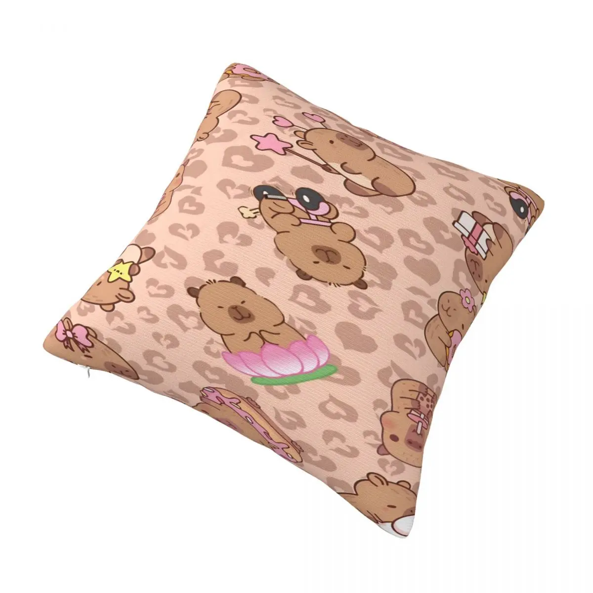 كابيبارا الكرتون كيس وسادة غطاء وسادة الجدة لينة غطاء وسادة مطبوعة سادات ل أريكة غرفة نوم ديكور المنزل