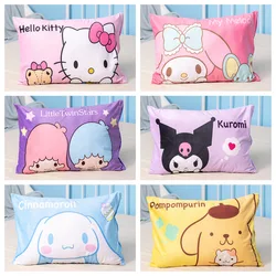 Cute Anime Sanrio Pillow 60X40Cm Cartoon Hello Kitty Cinnamoroll Double-Sided Printed Pillowcase Children Dormitory Pillow Gift