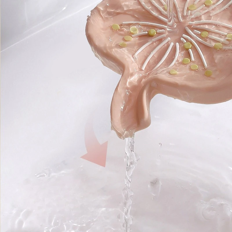 1 قطعة صندوق صابون سيليكون ناعم أطباق صابون الحمام حامل حاوية الصابون ذاتية التصريف لملحقات الحمام