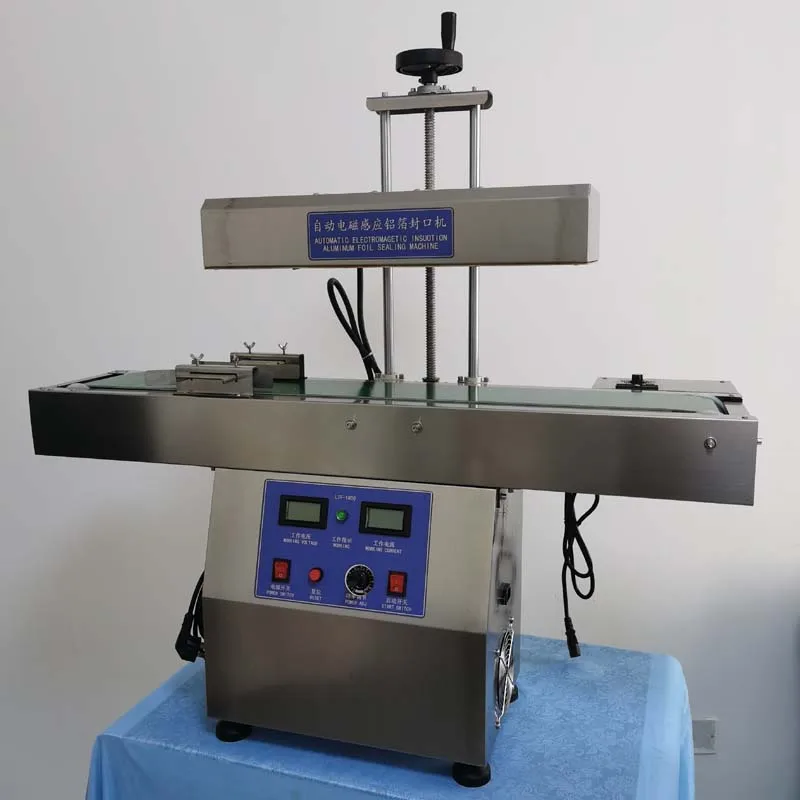 High Speed Automatic Stainless Steel Plastic Bottle Cap Induction Sealing Machine Aluminum Foil Sealing Machine