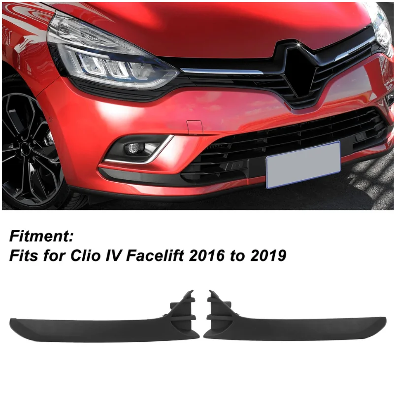 

Front Bumper Lower Moulding Trim, Bumper Lower Plate 601990085R Perfect Match Scratch for Clio IV 2016-2019 Left Right Facelift