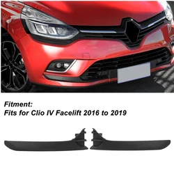Front Bumper Lower Moulding Trim, Bumper Lower Plate 601990085R Perfect Match Scratch for Clio IV 2016-2019 Left Right Facelift