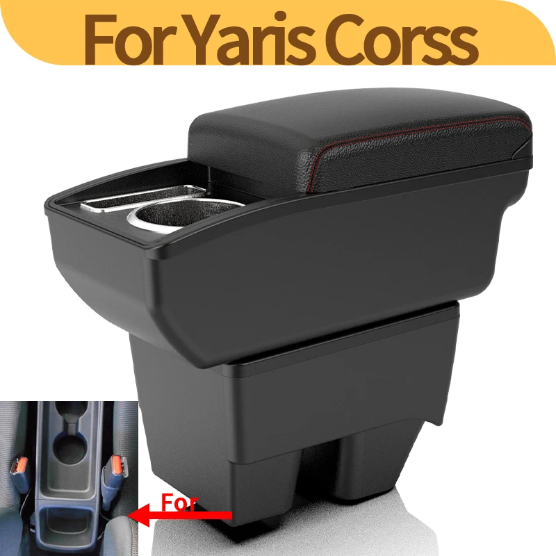 لتويوتا يارس SUV/Yaris Cross خاص مسند ذراع السيارة تعديل وحدة التحكم المركزية صندوق تخزين تعديل ملحقات السيارة الداخلية #1