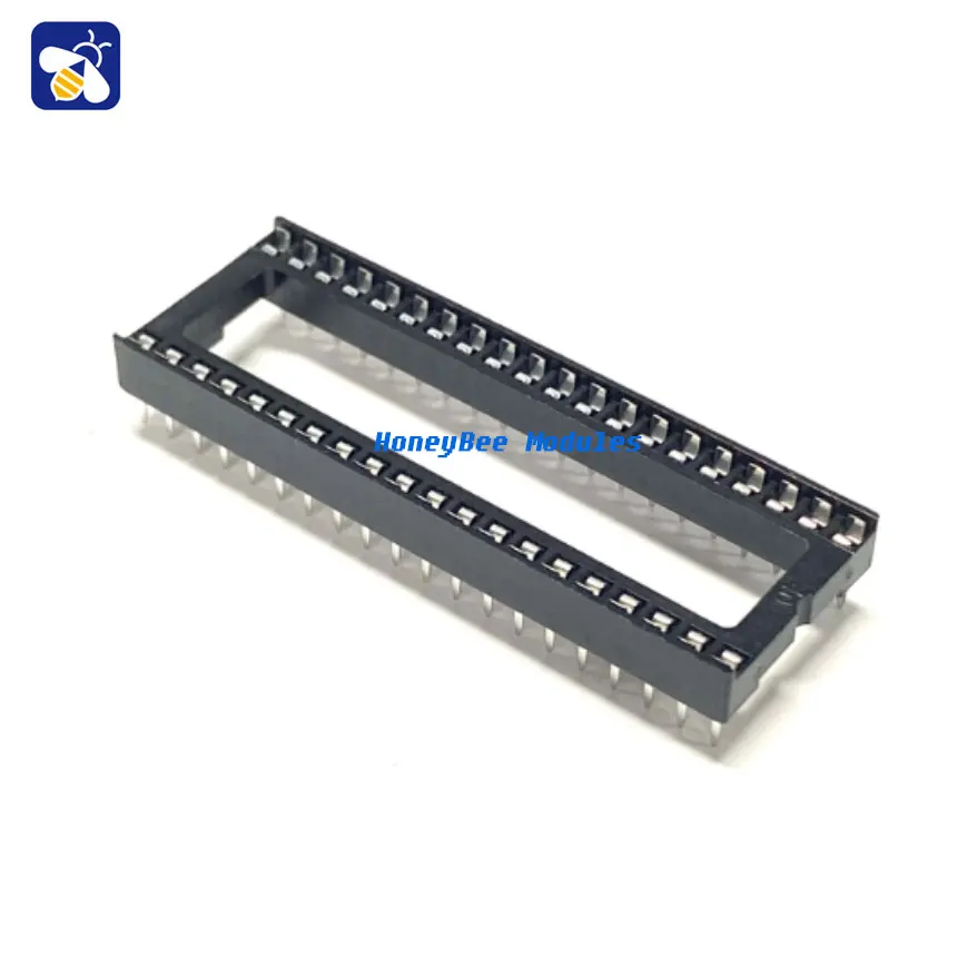 IC socket chip base sub integrated block monolithic straight socket DIP6 8 14 16 18 20 24 28 40P pin 2.54mm