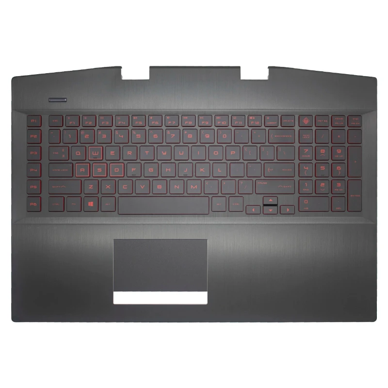 Keyboard Baru Original Untuk Laptop OMEN 5Plus 17-CB TPN-C144, Palmrest Top Case, Keyboard Backlit Atas, Pengganti Cover Keyboard L61636-001