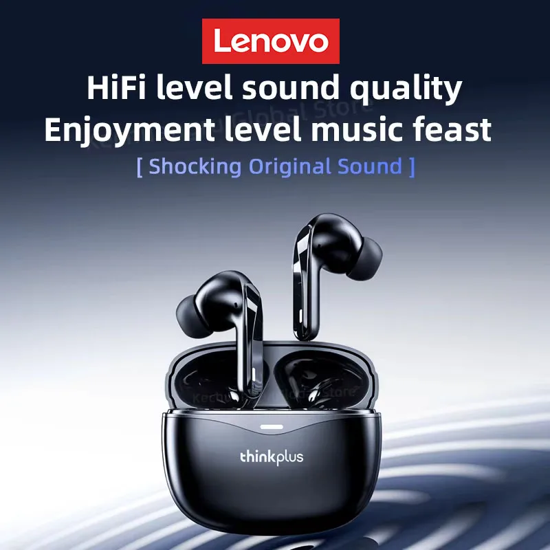 Choice Lenovo XT52 TWS Bluetooth V5.4 Headset HD Call HIFI Stereo Sound Sports Earbuds Long Endurance Noise Reduction Headphones