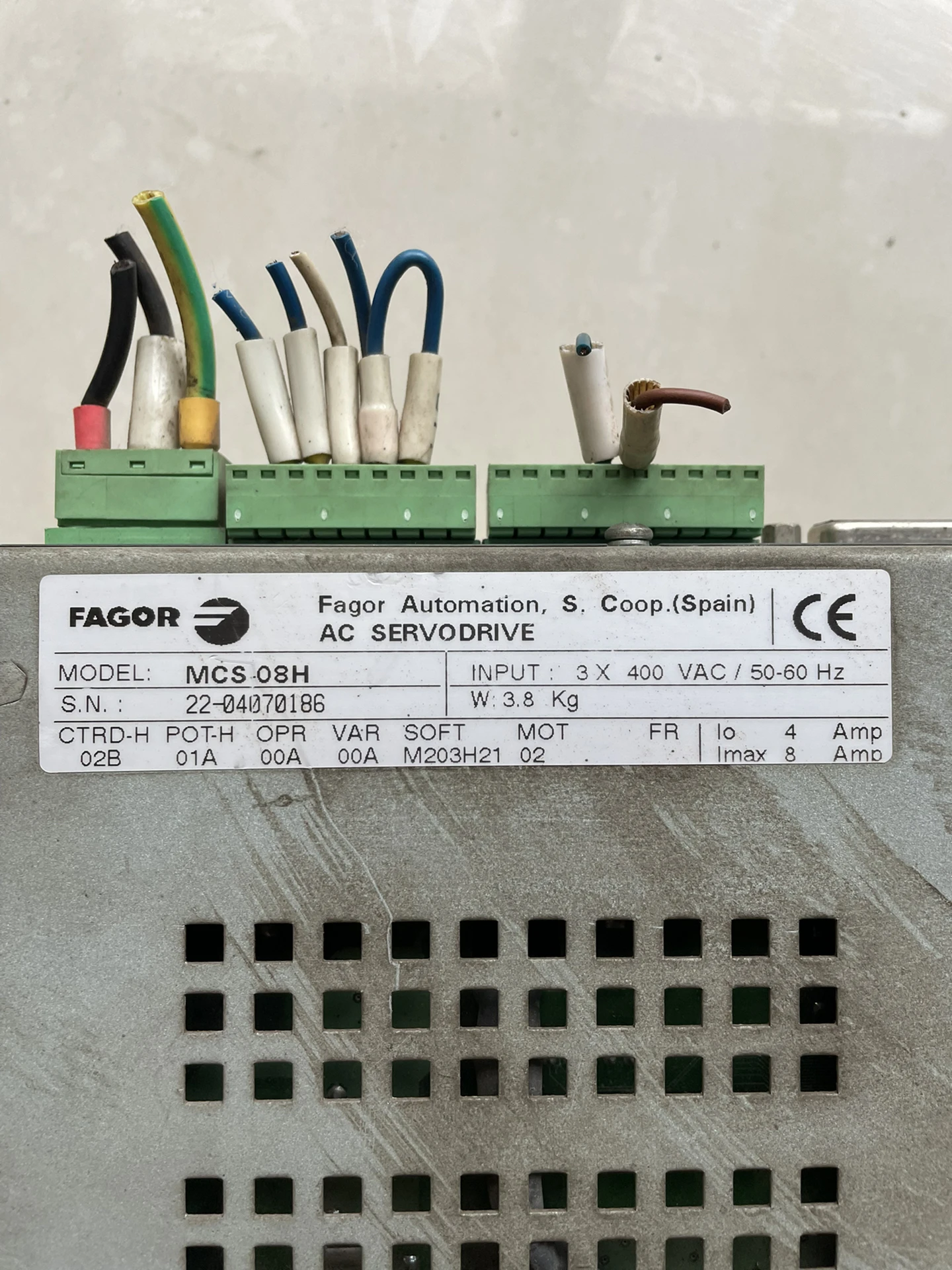 Servo Drive MCS-08H untuk Fagor