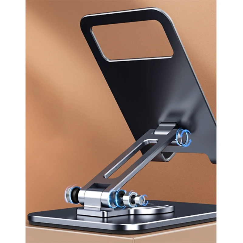 360°Rotatable Phone Holder For Desk, Adjustable Angle Height Phone Stand,Foldable Phone Holder For All Phone Device image 5