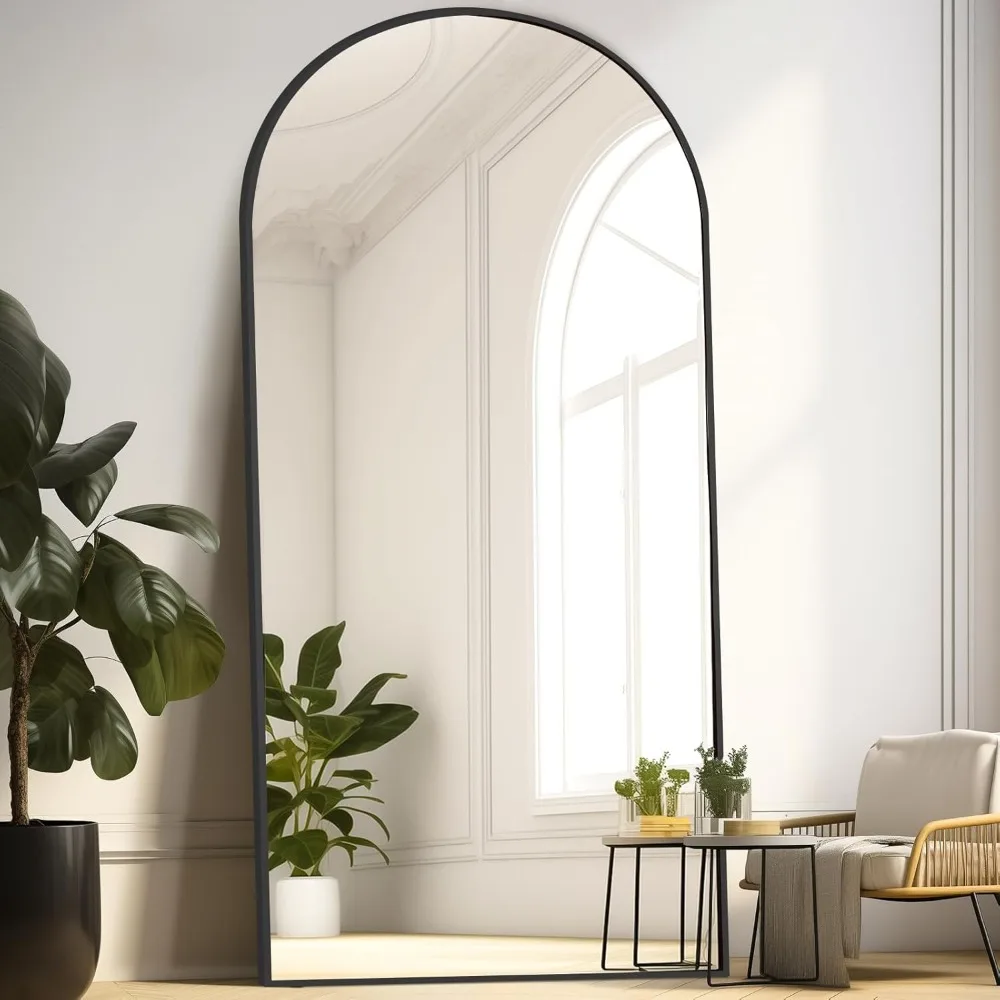 

76"x34" Large Mirror Full Length, Arched Full Length Mirror with Stand, Large Floor Mirror Free Standing