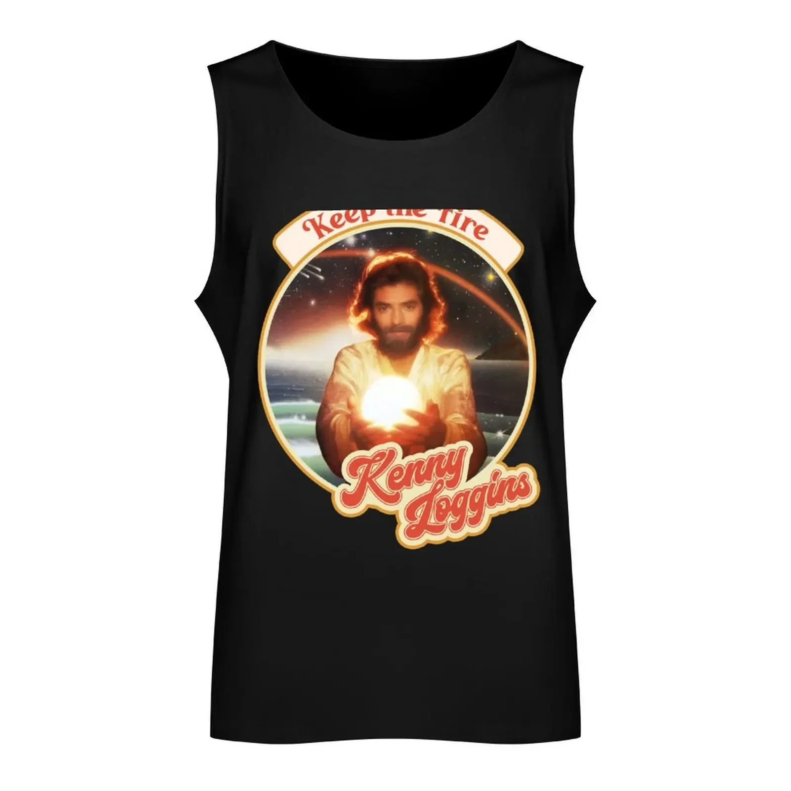 Kenny Loggins Retro Tour Style Design Tank Top t-shirt for men clothes for men