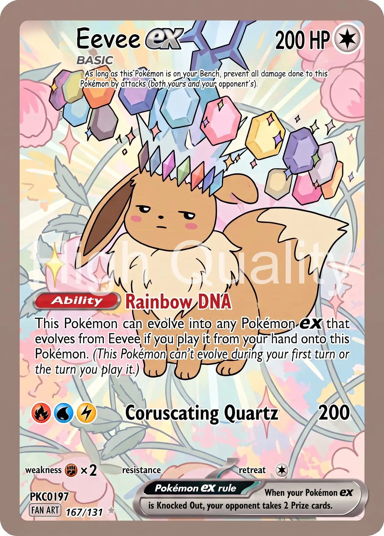 9Pcs PKM Cards PTCG Derpy Style Eevee Vaporeon Jolteon Flareon Espeon Umbreon Leafeon Glaceon Sylveon Full Art Cards PTCG