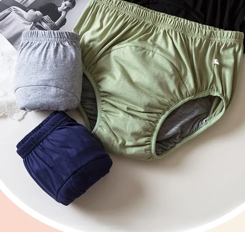 Graphene Antibacterial Adult Diaper Pants Leak-Proof Comfortable Absorbent Incontinence Care Underwear for Seniors