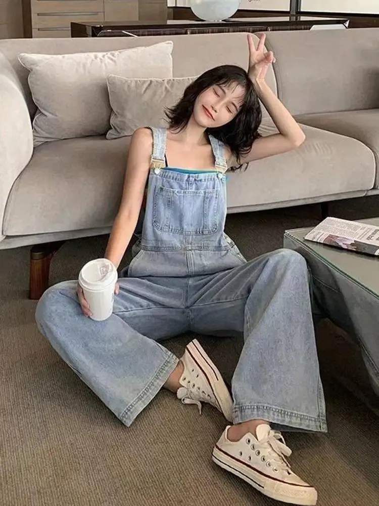 Elegant Women'S Long Jumpsuits Adjustable Offshoulder Oversized Design Korean Trend Ins Thickened Semihigh Stretchy