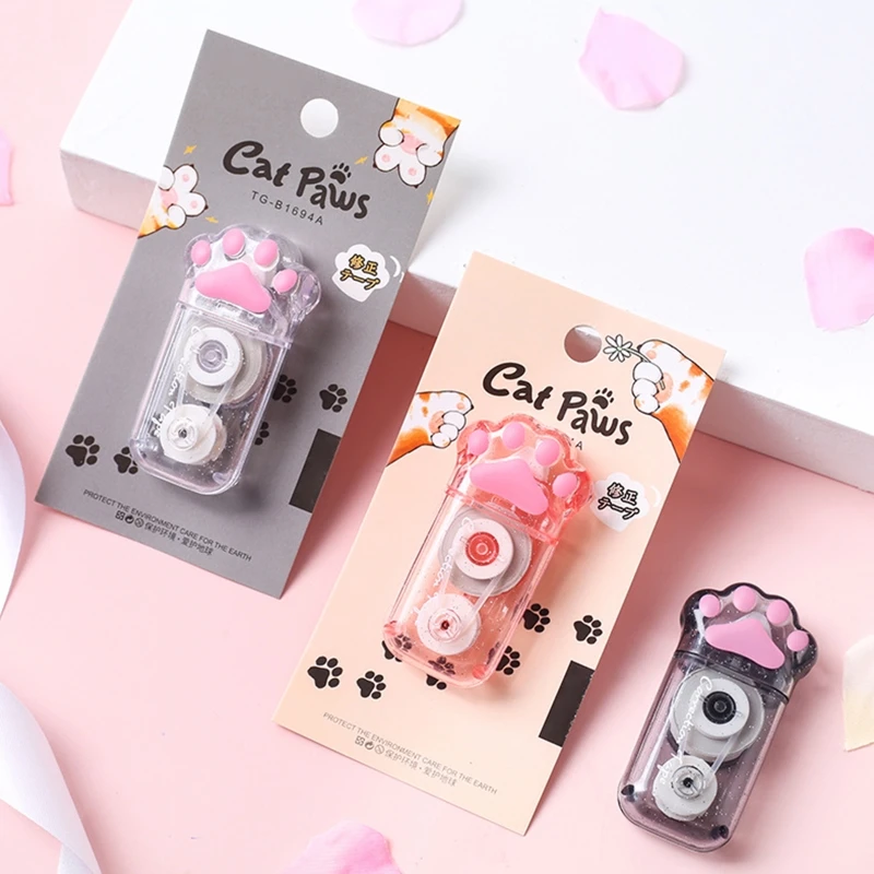 Lindo borrador cinta correctora blanca para largo para estudiantes que escriben en oficina Sch